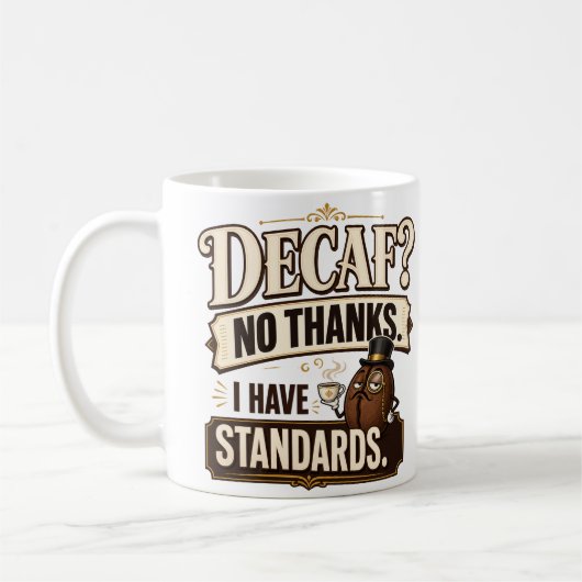 Kein Entkoffeiniert  Kaffeetasse (Links)
