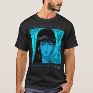 Kein Entkommen von der Realität – Cyberpunk-Ästhet T-Shirt