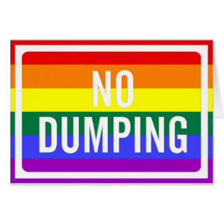 "Kein entleeren" GLBT Stolz