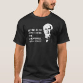 Kein Ersatz für harte Arbeit Inspiration Zitat Tho T-Shirt (Vorderseite)