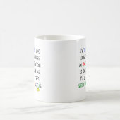 Kein erwachsener Funny Mug Kaffeetasse (Mittel)