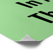 Kein Evolution-Affe-motivierend Poster (Ecke)