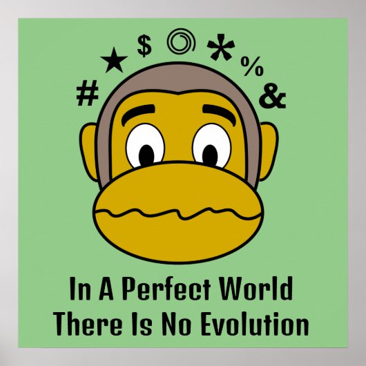 Kein Evolution-Affe-motivierend Poster (Vorne)