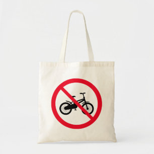 Kein Fahrradzeichen verboten Budget Totbeutel Tragetasche