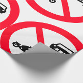 Kein Fahrzeug Straßenzeichen Geschenkpapier