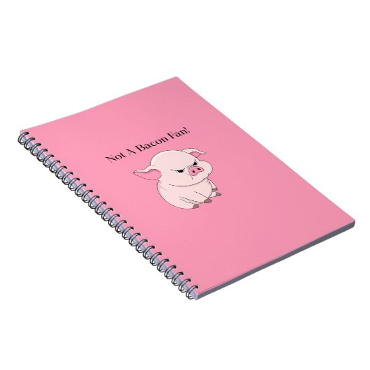 Kein Fan von Bacon-Notebook Notizblock (Rechte Seite)