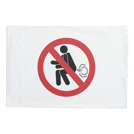 KEIN Farb ⚠ Funny Thai Toilettenschild ⚠ Kissenbezug (Rückseite)