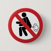 KEIN Farnzeichen ⚠ Funny Thai Toilet ⚠ Button (Vorderseite)