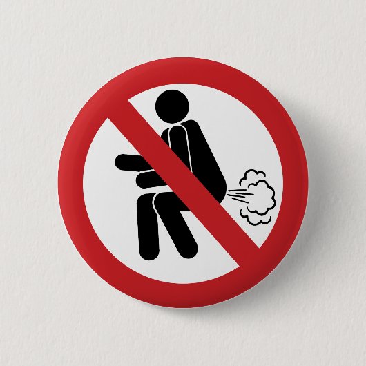 KEIN Farnzeichen ⚠ Funny Thai Toilet ⚠ Button (Vorderseite)