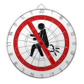 KEIN Farnzeichen ⚠ Funny Thai Toilet ⚠ Dartscheibe (vorne)