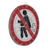 KEIN Farnzeichen ⚠ Funny Thai Toilet ⚠ Dartscheibe (Vorderseite Links)