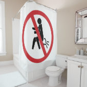 KEIN Farnzeichen ⚠ Funny Thai Toilet ⚠ Duschvorhang (Beispiel)