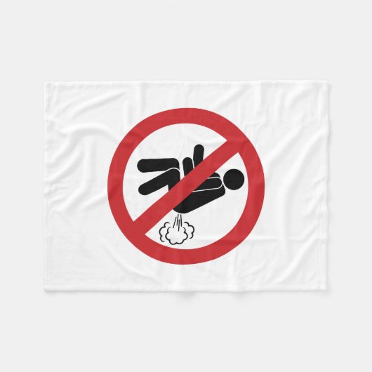 KEIN Farnzeichen ⚠ Funny Thai Toilet ⚠ Fleecedecke (Vorderseite (Horizontal))