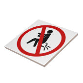 KEIN Farnzeichen ⚠ Funny Thai Toilet ⚠ Fliese (Seite)