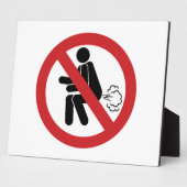 KEIN Farnzeichen ⚠ Funny Thai Toilet ⚠ Fotoplatte (Seite)