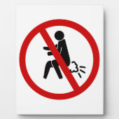 KEIN Farnzeichen ⚠ Funny Thai Toilet ⚠ Fotoplatte (Vorderseite)