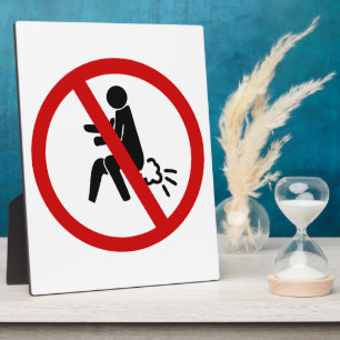 KEIN Farnzeichen ⚠ Funny Thai Toilet ⚠ Fotoplatte