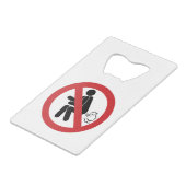 KEIN Farnzeichen ⚠ Funny Thai Toilet ⚠ Geldbeutel Flaschenöffner (Vorderseite Schrägansicht)