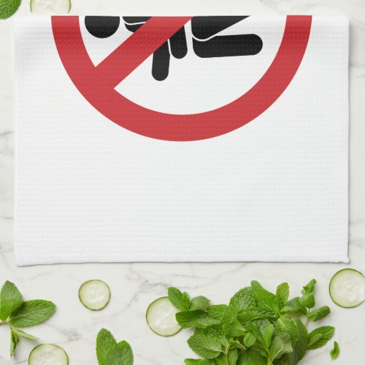 KEIN Farnzeichen ⚠ Funny Thai Toilet ⚠ Geschirrtuch (Gefaltet)