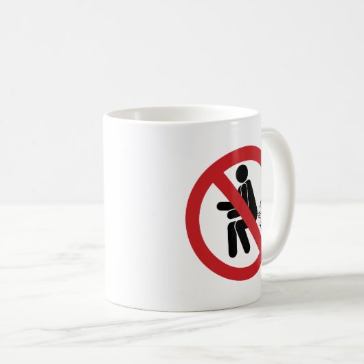 KEIN Farnzeichen ⚠ Funny Thai Toilet ⚠ Kaffeetasse (VorderseiteRechts)