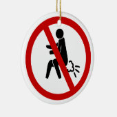 KEIN Farnzeichen ⚠ Funny Thai Toilet ⚠ Keramik Ornament (Rechts)