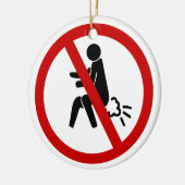 KEIN Farnzeichen ⚠ Funny Thai Toilet ⚠ Keramik Ornament (Links)