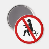 KEIN Farnzeichen ⚠ Funny Thai Toilet ⚠ Magnet (Vorderseite/Rückseite)