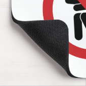 KEIN Farnzeichen ⚠ Funny Thai Toilet ⚠ Mousepad (Ecke)