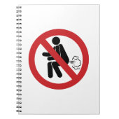 KEIN Farnzeichen ⚠ Funny Thai Toilet ⚠ Notizblock (Vorderseite)