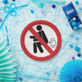 KEIN Farnzeichen ⚠ Funny Thai Toilet ⚠ Pappteller (Party)