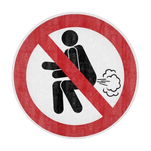 KEIN Farnzeichen ⚠ Funny Thai Toilet ⚠ Schneidebrett (Vorderseite)