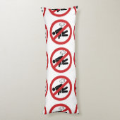 KEIN Farnzeichen ⚠ Funny Thai Toilet ⚠ Seitenschläferkissen (Rückseite (Vertikal))