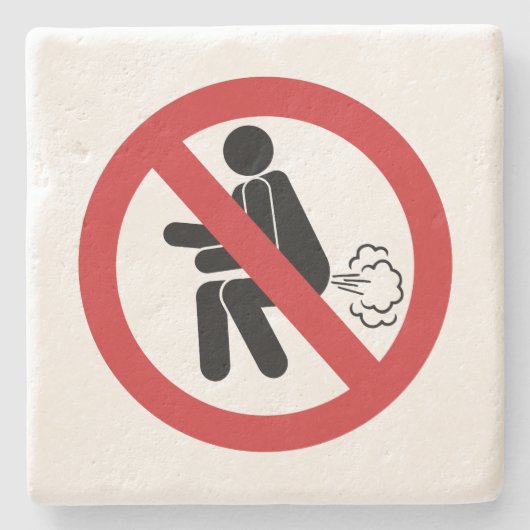 KEIN Farnzeichen ⚠ Funny Thai Toilet ⚠ Steinuntersetzer (Vorderseite)