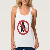 KEIN Farnzeichen ⚠ Funny Thai Toilet ⚠ Tank Top (Vorderseite)