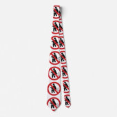 KEIN Farting ⚠ lustiges thailändisches Krawatte (Vorderseite)