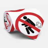 KEIN Farting ⚠ lustiges thailändisches Krawatte (Gerollt)
