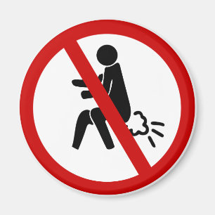 KEIN Farting ⚠ lustiges thailändisches Magnet