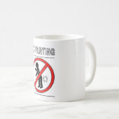 KEIN FARTING Warnzeichen Kaffeetasse (VorderseiteRechts)