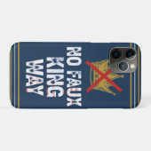 Kein Faux-König-Weg Case-Mate iPhone Hülle (Rückseite (Horizontal))