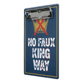 Kein Faux-König-Weg Mini Klemmbrett (Gewinkelt2)