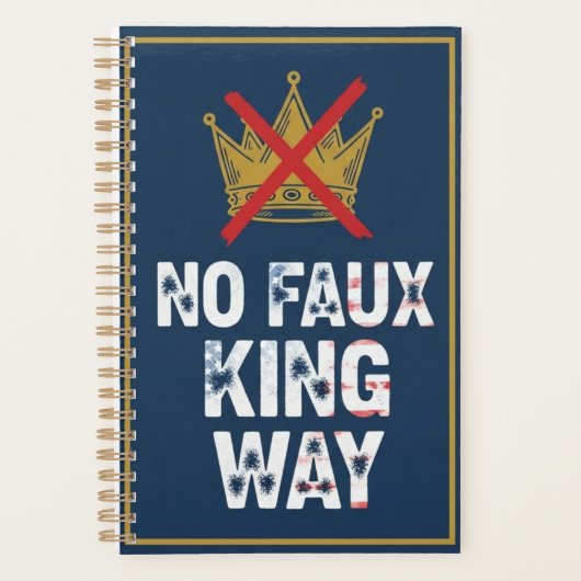Kein Faux-König-Weg Planer (Vorderseite)