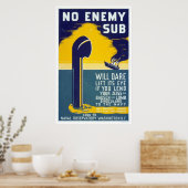 Kein feindlicher Untertitel - WPA Poster (Küche)