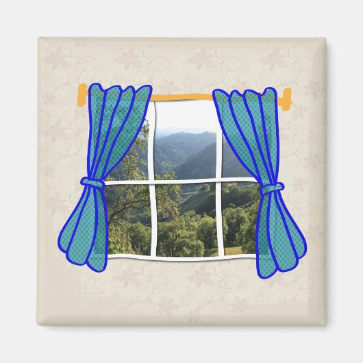 Kein Fenster Imitat Fenster Fantastischer Arbeitsp Magnet (Vorne)