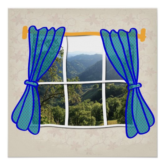 Kein Fenster Imitat Fenster Fantastischer Arbeitsp Poster (Vorderseite)