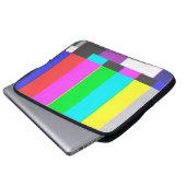 kein Fernsehbildschirm mit Signal und Rauschen Laptopschutzhülle (Vorne Knopf)