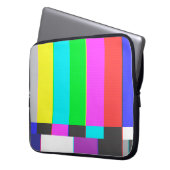 kein Fernsehbildschirm mit Signal und Rauschen Laptopschutzhülle (Vorderseite Links)