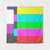 kein Fernsehbildschirm mit Signal und Rauschen Wandteppich (Vorderseite (Horizontal))