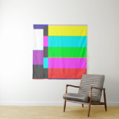 kein Fernsehbildschirm mit Signal und Rauschen Wandteppich (Beispiel (Horizontal))