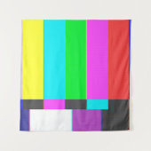 kein Fernsehbildschirm mit Signal und Rauschen Wandteppich (Vorderseite)