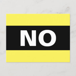 Kein fett einfach, klar, schwarz und weiß postkarte